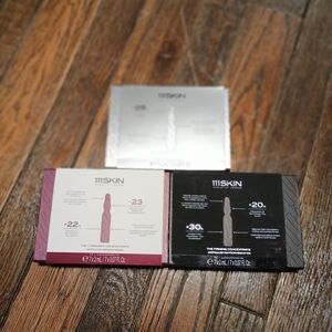 111SKIN TAKE ALL! 3 SETS Included! Skincare Ampules - Black, White, Purple